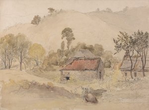The Barns by Samuel Palmer